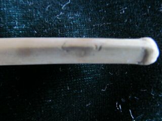 Antique Complete Clay Pipe - Bird ' s Claw Grasping Egg Used/Dirty Made in England 4