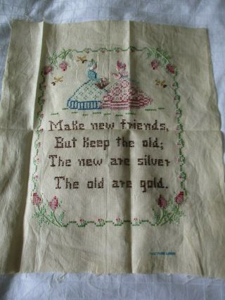 Vintage Embroidery,  Crinoline Ladies