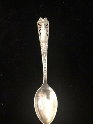 Vintage Sterling Silver Souvenir Spoon York City Empire State Bldg