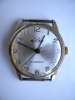 Gents Vintage Swiss Buler Wristwatch -