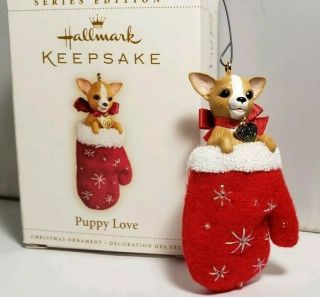Hallmark Puppy Love 2006 Chihuahua 16th In Series Keepsake Ornament