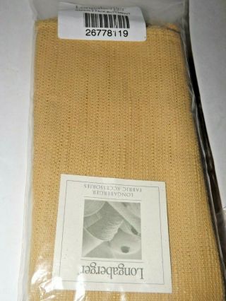 Longaberger Butternut Fabric Napkins / Set Of 2