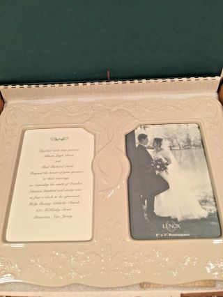 Lenox Portrait Gallery 5x7 Double Wedding Frame Personal Expressions