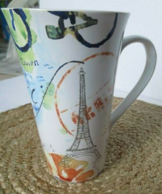 222 Fifth Paris Travels Mug Tall Coffee Cup