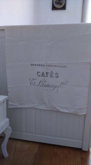 Vintage French Linen Hemp Towel Kitchen Cloth Napkin Home Made Vtg