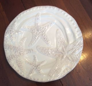 Blue Sky Clayworks Ceramics Diane Magic Sea Starfish 10” Plate 2014