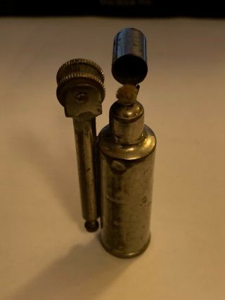 Antique/vinatge Trench Lighter With Flip Lid/cover