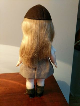 EFFANBEE Brownie Girl Scout DOLL 11 inch Blonde hair 11 - 944 Vintage 1966 4