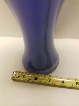VERA WANG Crystal Blue Ming Vase - 14 