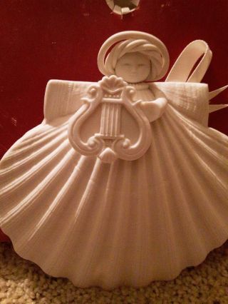 Vintage 1981 Margaret Furlong Angel Christmas Ornament The Lyrist 5 "