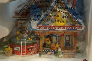 Dept 56 North Pole Village RUBBER DUCK FACTORY 799920 w/ box Animated 2