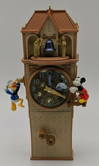 Hallmark Keepsake Ornament Mickey and Friends Clock Cleaners 2011 Disney Mouse 2