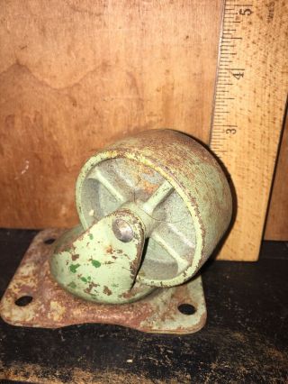 Antique Vintage Metal Wheel Caster Swivel