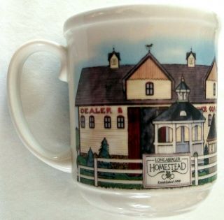 Longaberger Homestead coffee mug cup 1999 2