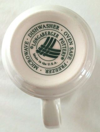 Longaberger Homestead coffee mug cup 1999 5