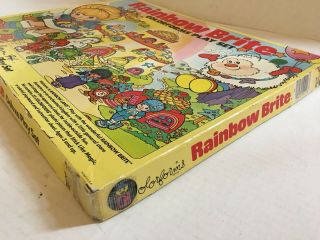 Rainbow Brite Colorforms Play Set - Deluxe Play Set 1983 - Bright - Smurfs 2