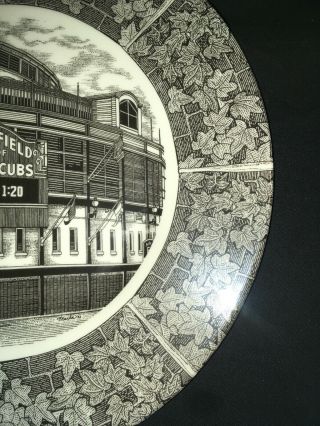 Slice of Life by 222 Fifth / Wrigley Field DINNER PLATE 10 3/4 