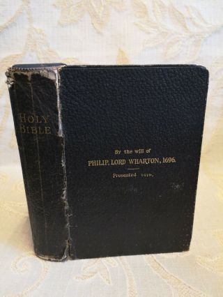 Antique Book Of The Holy Bible Containing The Old And Testaments - 1916
