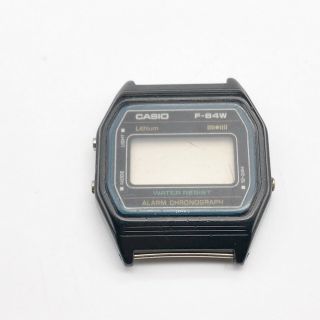 Vintage Casio F - 84w Alarm Chronograph Digital Watch Face (no Strap)