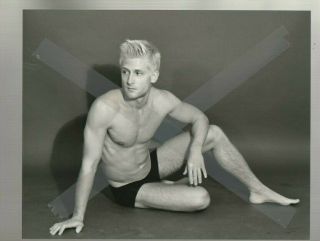 8x10 Lyon Signed Vintage Series Art Male Nude (1) George Classic Look