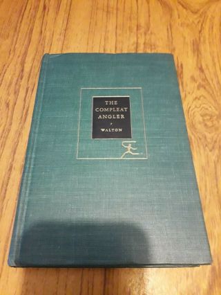 Antique Book The Compleat Angler By Izaak Walton