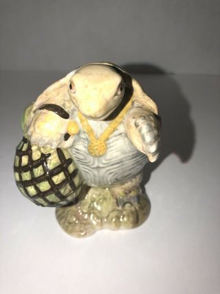Beatrix Potter Mr.  Alderman Ptolemy Tortoise Figurine Beswick England 1973