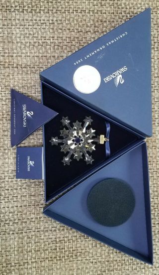 Swarovski Crystal Annual Christmas Ornament 2004 Star Snowflake