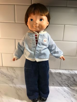 Fisher Price “my Friend Mikey” Boy 1981 Old Vintage Doll Freckles Vinyl Cloth