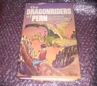 The Dragonriders Of Pern By Anne Mccaffrey / 1978 Hardcover Vintage Book