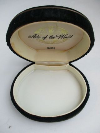 Vintage Swank Arts Of The World Cuff Links Box Only No Cufflinks