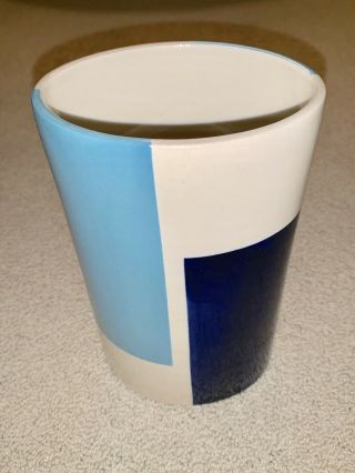 Set of Five JONATHAN ADLER Blue & Light Blue Ceramic Vases - $298 VALUE 2