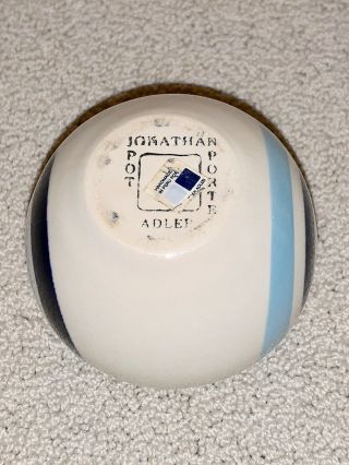 Set of Five JONATHAN ADLER Blue & Light Blue Ceramic Vases - $298 VALUE 8