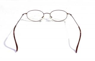 Safilo SA Team 7837 Eyeglasses Oval Bronze Antique 130 48/18 W/ Case Italy EXC 4