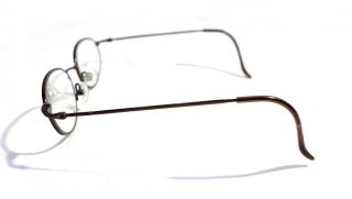 Safilo SA Team 7837 Eyeglasses Oval Bronze Antique 130 48/18 W/ Case Italy EXC 5