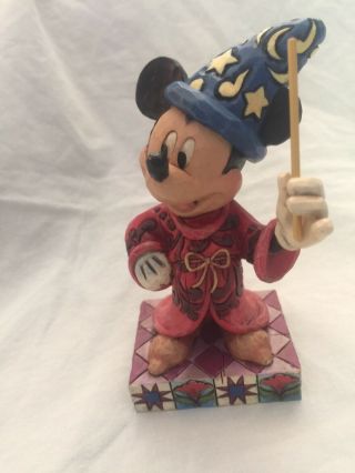 Jim Shore Disney Touch Of Magic Mickey Mouse Figurine 5” (4010023)