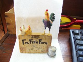 Lowell Davis - - Fox Fire Farm - - Display Sign - - Schmid