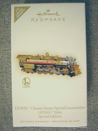 2009 Hallmark Lionel " Chessie Steam Locomotive " Ornament; Special Edition