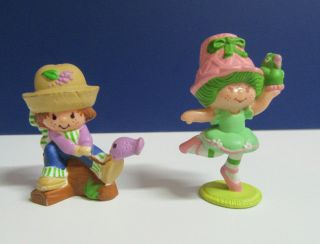 Vintage Strawberry Shortcake Character Miniature Pvc Figures