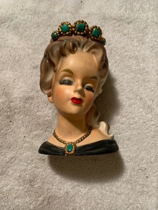 Vintage Head Vase Inarco E1756 Lady Aileen 1964 6 Inches Tall Antique