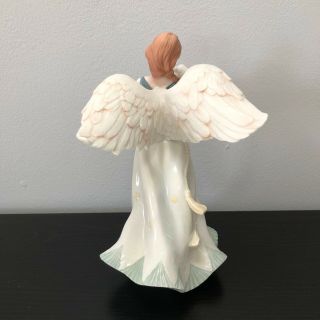 Roman Inc On Angel ' s Wings Figurine Angel of Peace with Lamb by G.  G.  Santiago 8 
