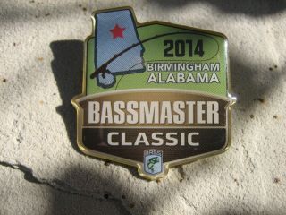 2014 Bassmaster Classic Pin - Limited Edition,  Birmingham,  Alabama