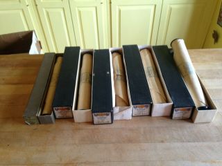 5 Antique Player Piano Music Rolls & Boxes U S The Best Word Rolls