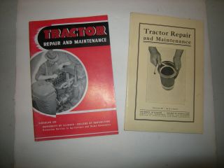 Vintage 1939 1945 University Of Illinois Tractor Repair Manuals Illini