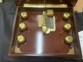 MR.  CHRISTMAS MUSICAL BELL SYMPHONIUM SONGS Music Box WITH 16 RECORDS DISCS 3