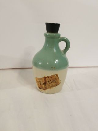 Vintage Avon Bay Rum After Shave Lotion Bottle 6 " Tall