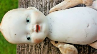 Antique Bisque Miniature Japan Baby Doll - Repaired Legs - Needs Home 4