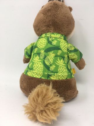 9” Build a Bear Theodore Plush Alvin and The Chipmunks Hawaiian Shirt Vintage 2