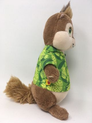 9” Build a Bear Theodore Plush Alvin and The Chipmunks Hawaiian Shirt Vintage 3