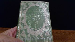 1889 Antique Small Book,  The Essay Of Elia By Charles Lamb 1st Edition