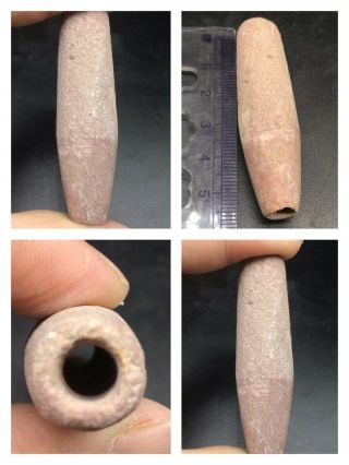 Very Ancient Old Bactrain Deging Ground Mariam Stone Bead